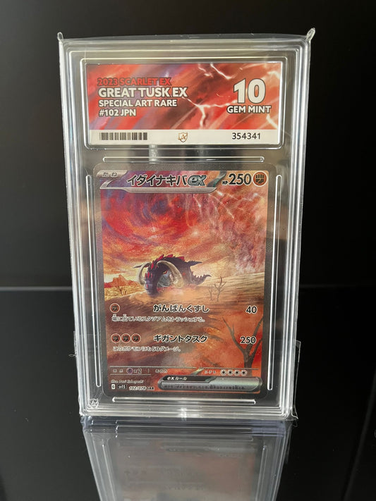 Great Tusk EX #102 ACE 10 Pokemon Japanese Scarlet Ex