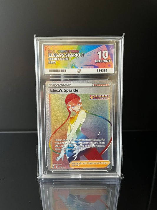Elesa's Sparkle #275 ACE GEM Mint 10 Pokemon Fusion Strike