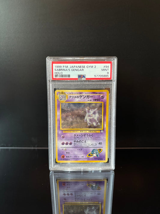 Sabrina's Gengar #94 Pokemon Japanese Challenge from the Darkness PSA 9