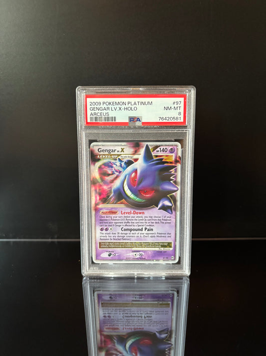 Gengar LV. X #97 Pokemon Arceus PSA 8