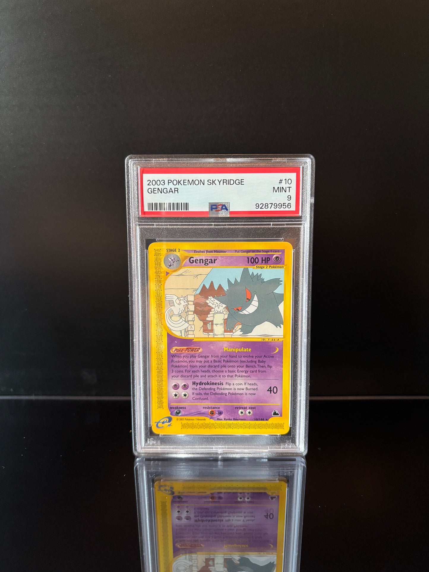 Gengar #10 Pokemon Skyridge PSA 9