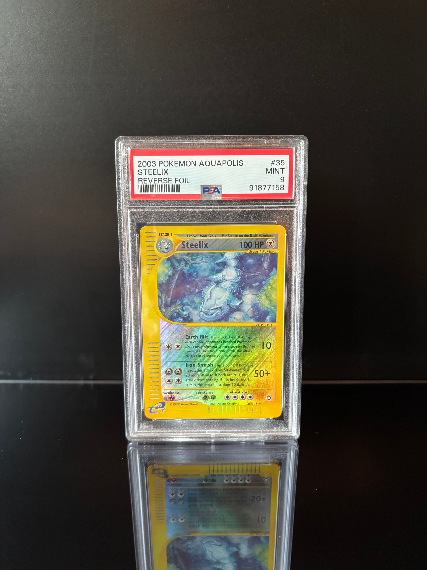 Steelix #35 Pokemon Aquapolis PSA 9