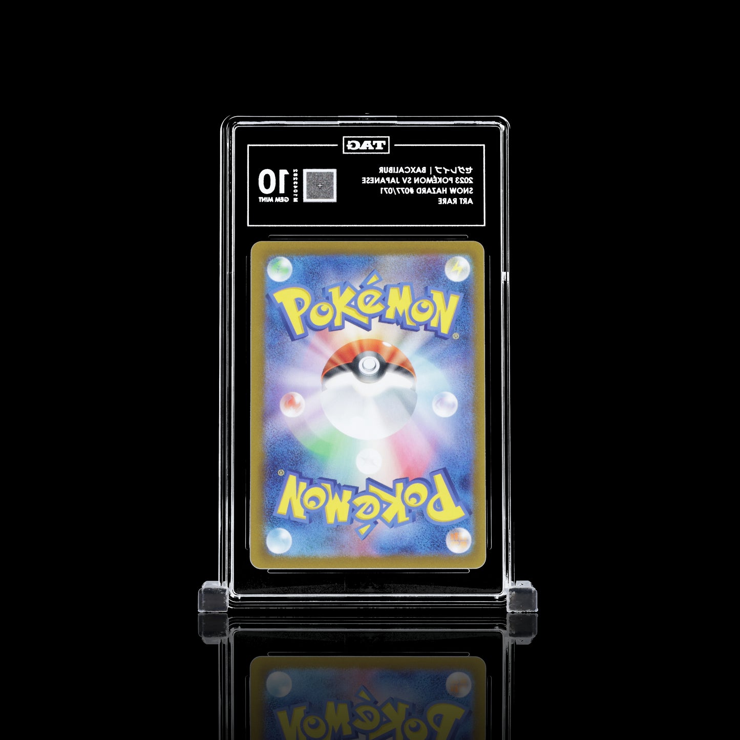 Baxcalibur #77 TAG GEM MINT 10 Pokemon Schnee Japanische Gefahr