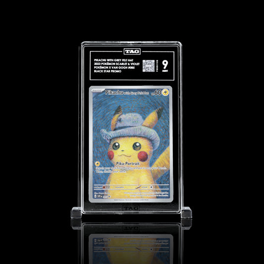 Pikachu mit grauem Filzhut #85 Pokemon Promo TAG Mint 9