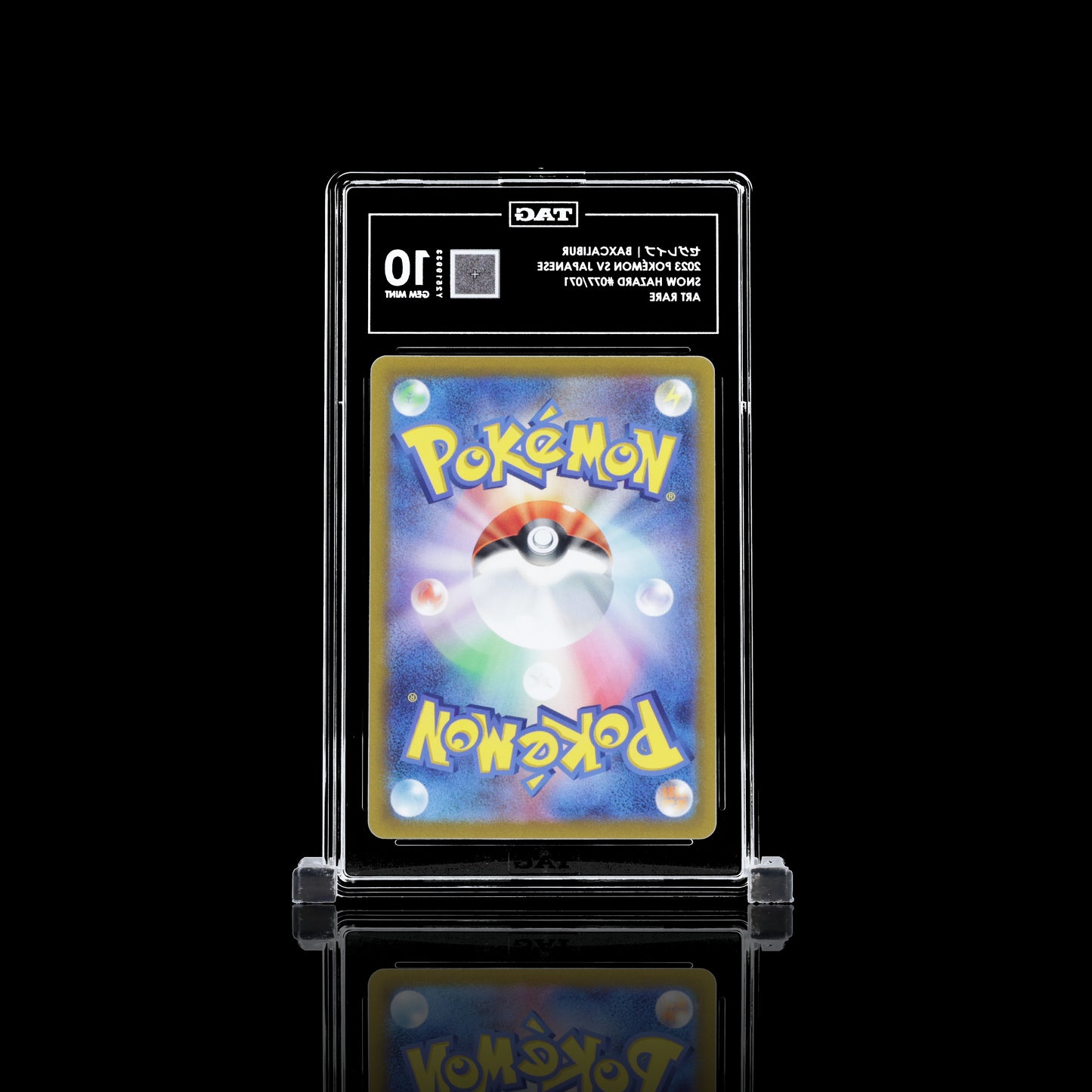Baxcalibur #77 TAG GEM MINT 10 Pokemon Schnee Japanische Gefahr