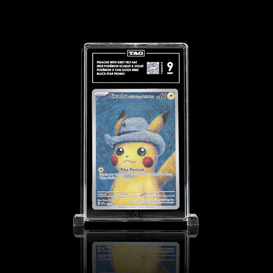 Pikachu mit grauem Filzhut #85 Pokemon Promo TAG Mint 9