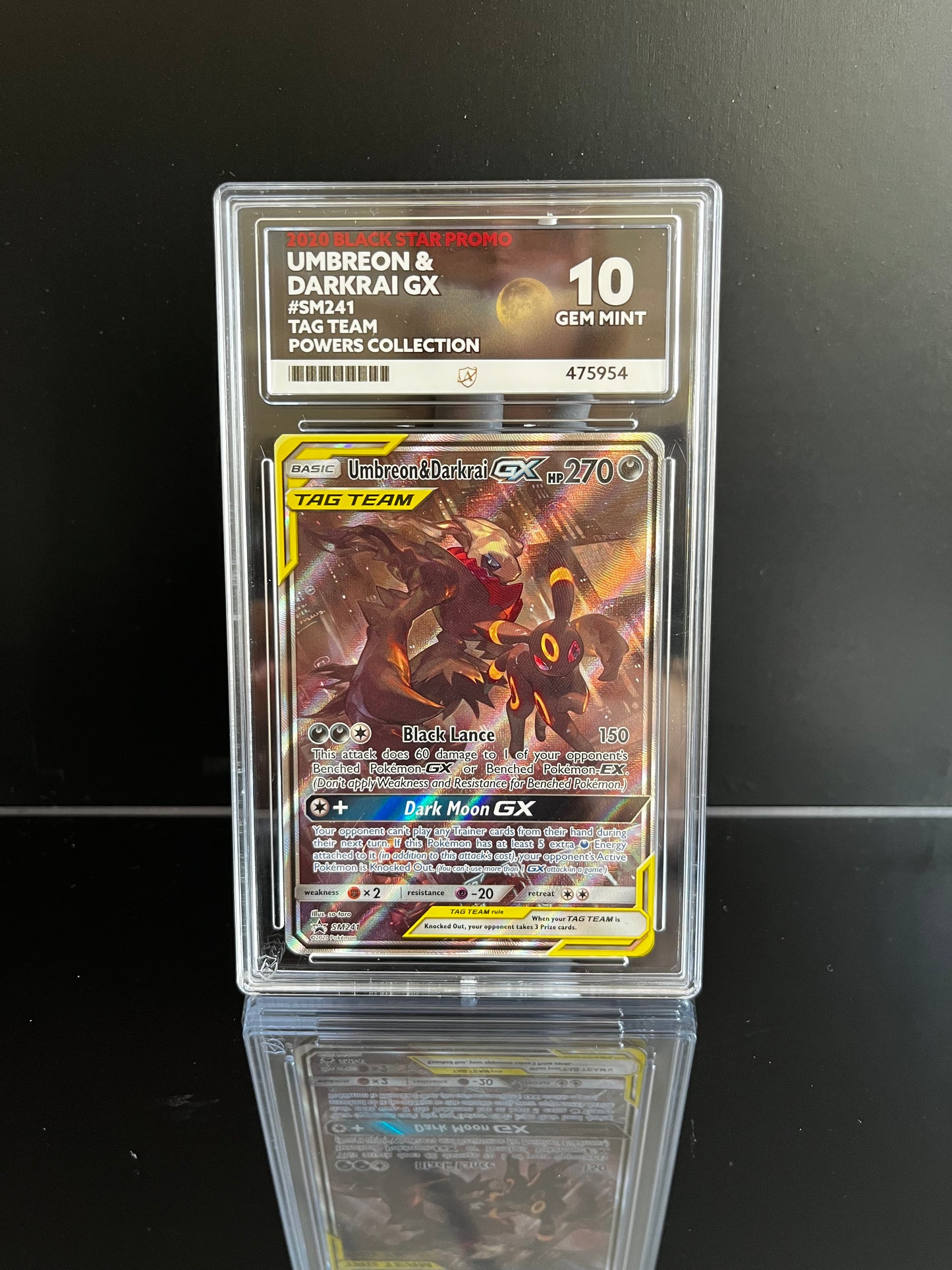 Umbreon & Darkrai GX #SM241 Pokemon Promo ACE GEM MINT 10!