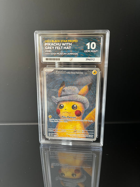 Pikachu with Grey Felt Hat #85 Pokemon Promo ACE GEM MINT 10