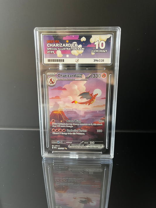Charizard ex #199 Pokemon Scarlet & Violet 151 ACE GEM MINT 10