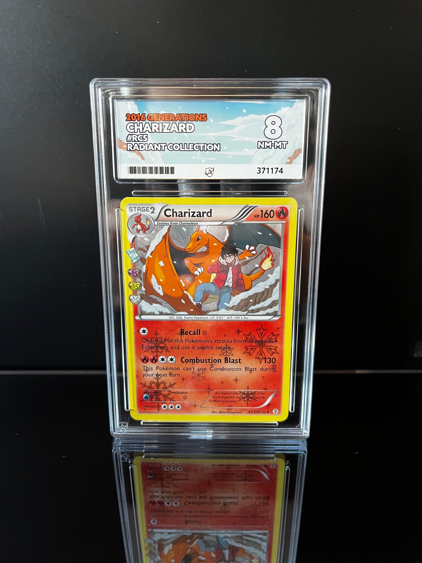 Charizard #RC5 ACE MINT 8 Pokemon Generations