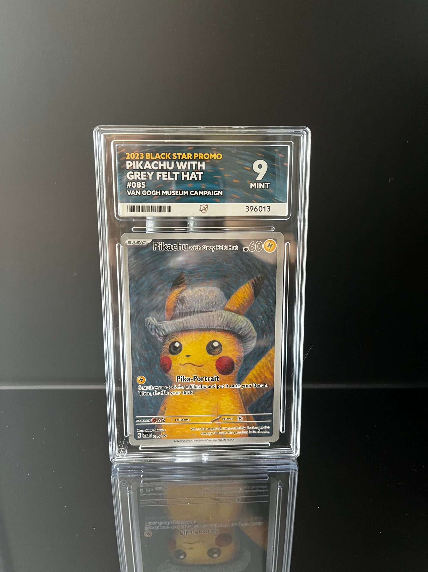 Pikachu with Grey Felt Hat #85 Pokemon Promo ACE MINT 9
