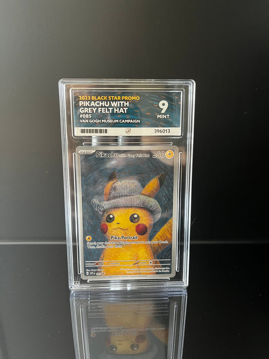 Pikachu with Grey Felt Hat #85 Pokemon Promo ACE MINT 9