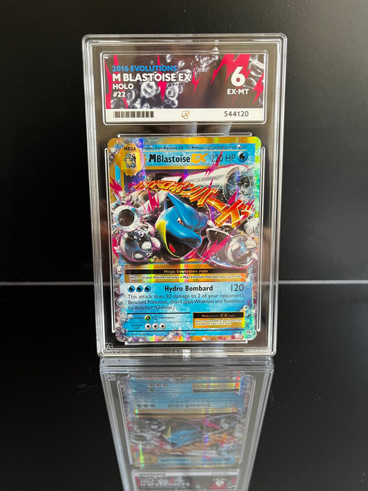 M Blastoise EX #22 Pokemon Evolutions ACE MINT - Excellent 6