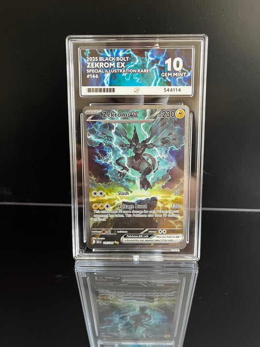Zekrom ex #166 Pokemon Black Bolt ACE Gem Mint 10