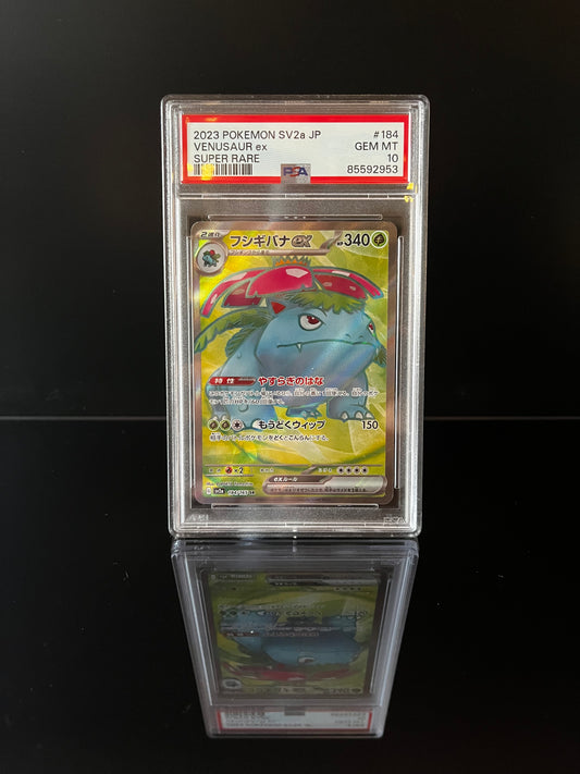 Venusaur ex #184 Pokemon Japanese Scarlet & Violet 151 PSA 10