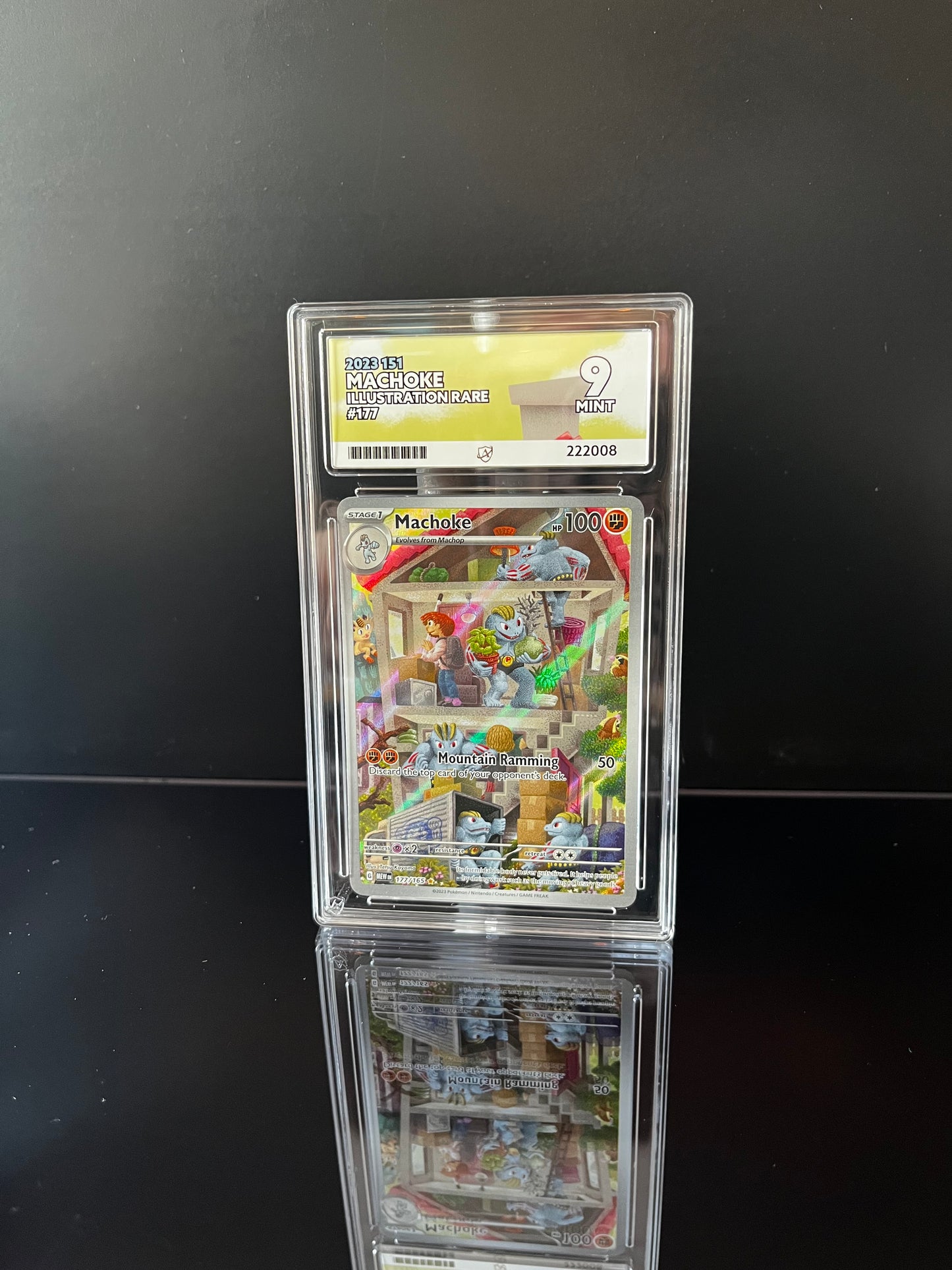 Machoke #177 Pokemon Scarlet & Violet 151 ACE MINT 9