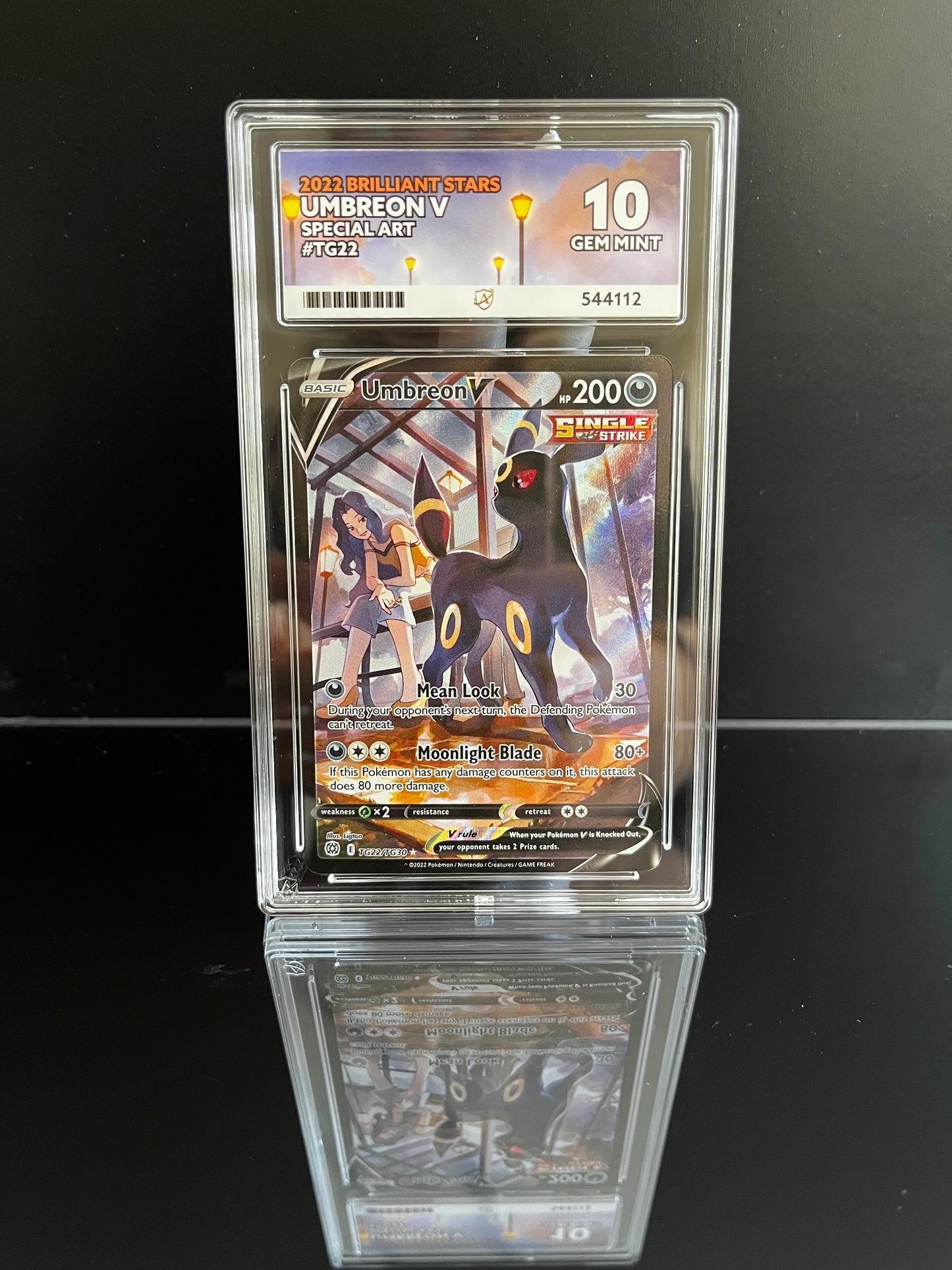 Umbreon V #TG22 Pokemon Brilliant Stars ACE GEM MINT 10