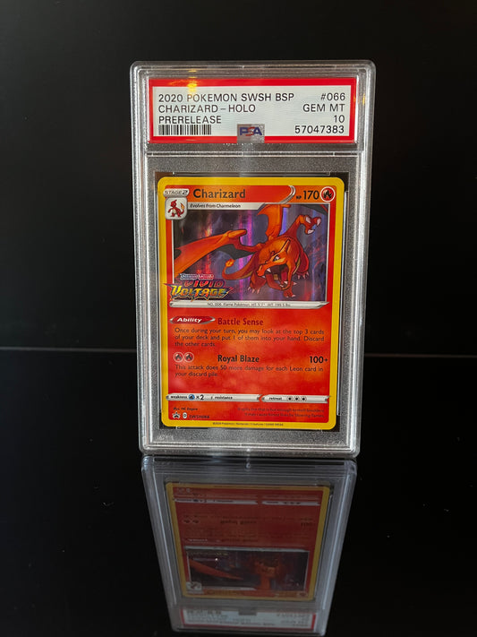 Charizard #SWSH066 Pokemon Promo Pre Release PSA 10