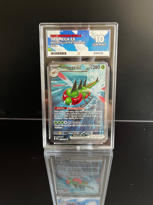 Yanmega ex #228 Pokemon Destined Rivals ACE Gem Mint 10