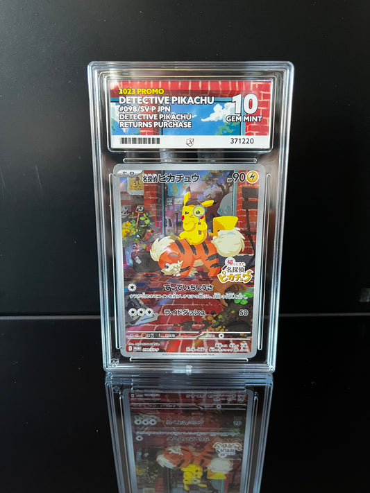 Detective Pikachu #98/SV-P ACE Gem Mint 10 Pokemon Japanese Promo