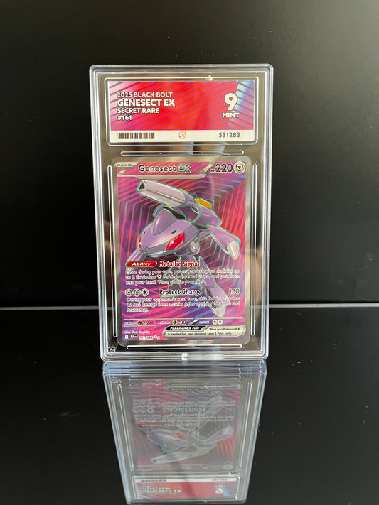 Genesect ex #161 Pokemon Black Bolt ACE MINT 9