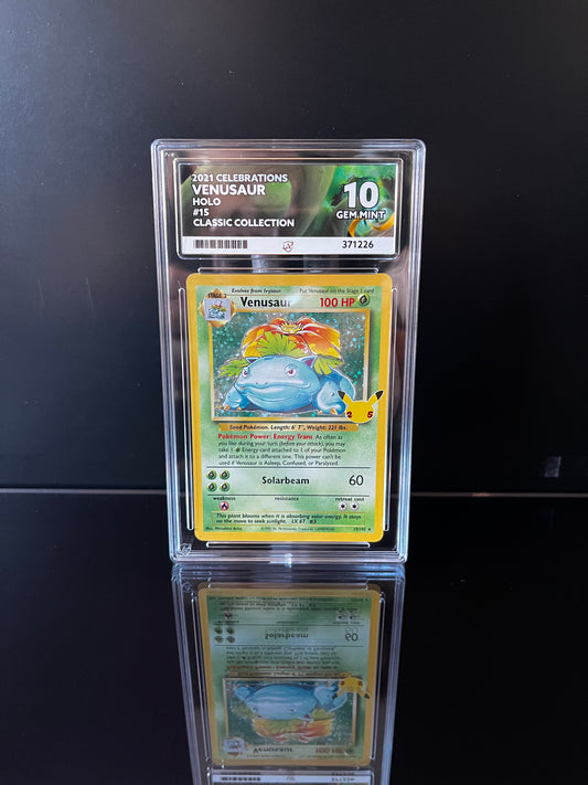 Venusaur #15 ACE Gem Mint 10 Pokemon Celebrations