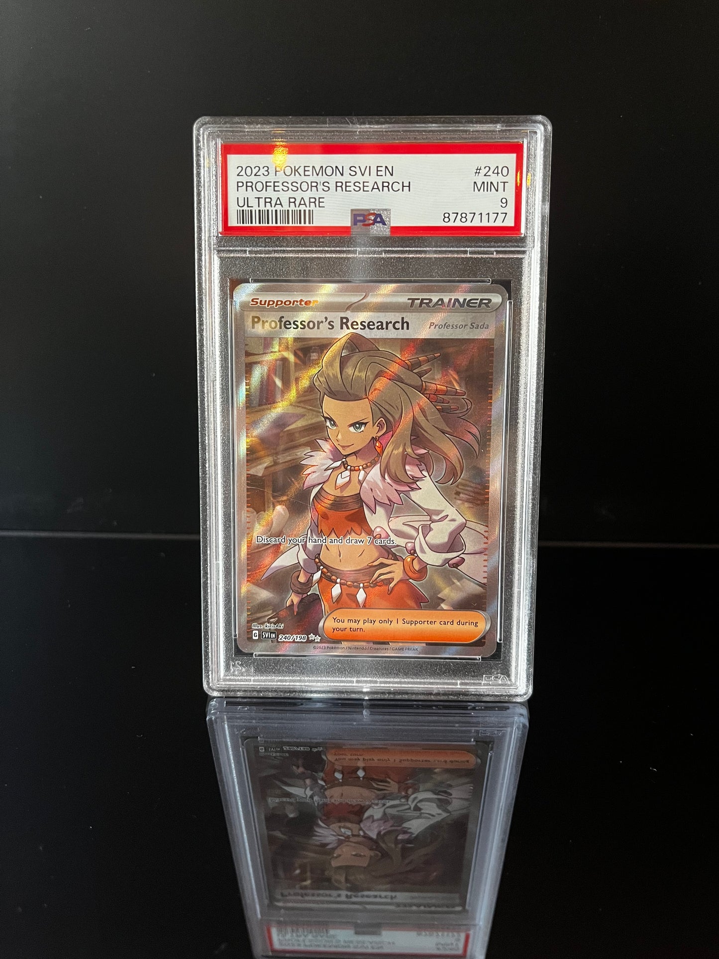 Professor's Research: Professor Sada #240 Pokemon Scarlet & Violet PSA 9