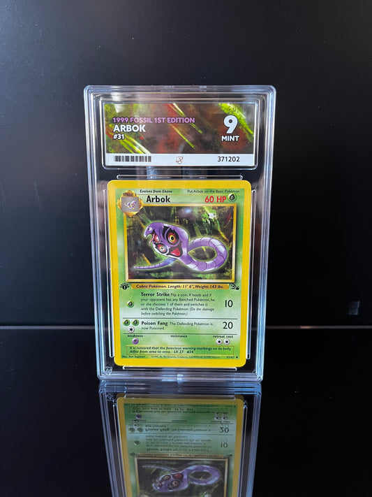 Arbok [1st Edition] #31 ACE 9 Pokemon Fossil
