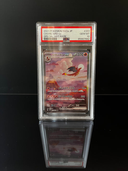 Charizard EX #201 Pokemon Japanese Scarlet & Violet 151 PSA 10