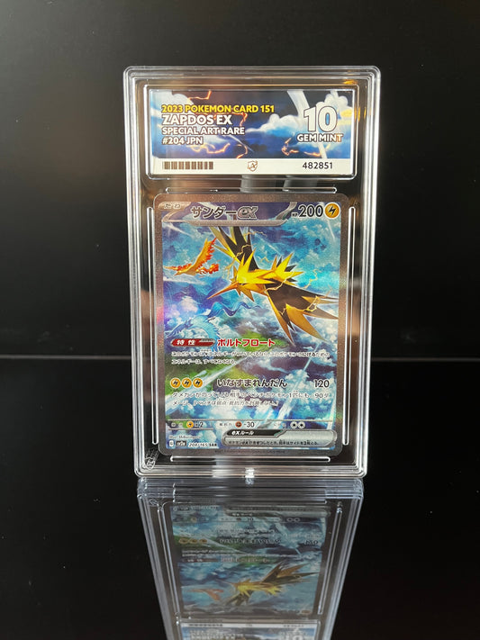 Zapdos EX #204 Pokemon Japanese Scarlet & Violet 151 ACE GEM MINT 10