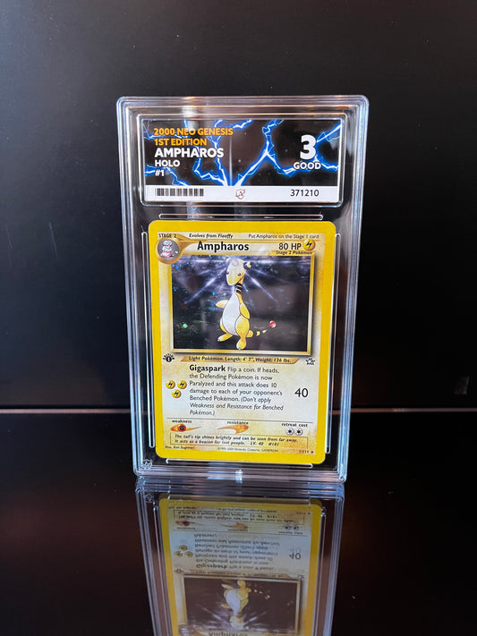 Ampharos [1st Edition] #1 Pokemon Neo Genesis ACE 3