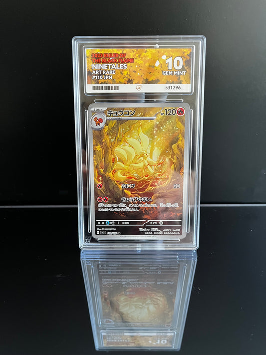 Ninetales #110 Pokemon Japanese Ruler of the Black Flame ACE Gem Mint 10