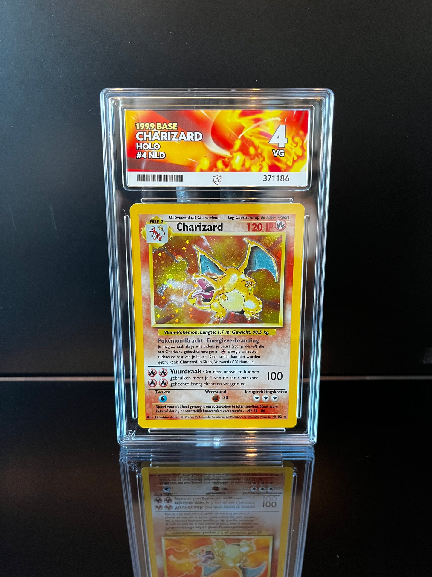 Charizard #4 Pokemon Basisset NLD ACE 2