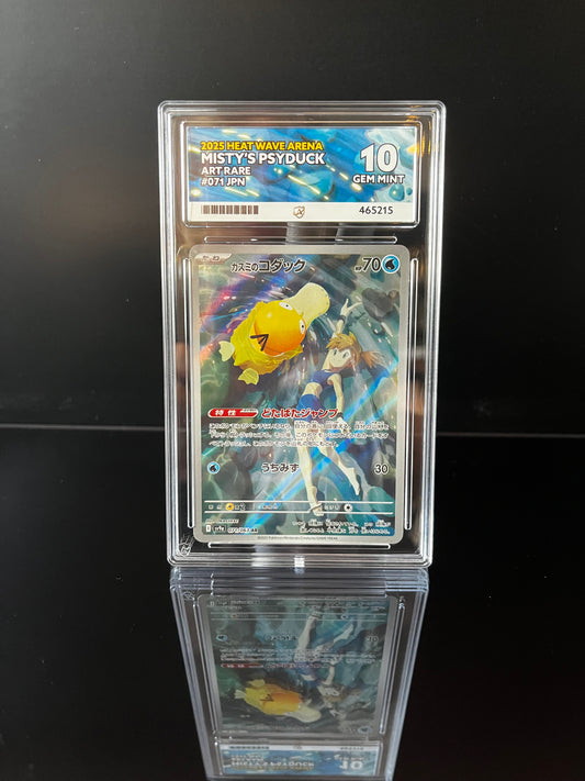 Misty's Psyduck #71 Pokemon Japanese Heat Wave Arena ACE GEM MINT 10