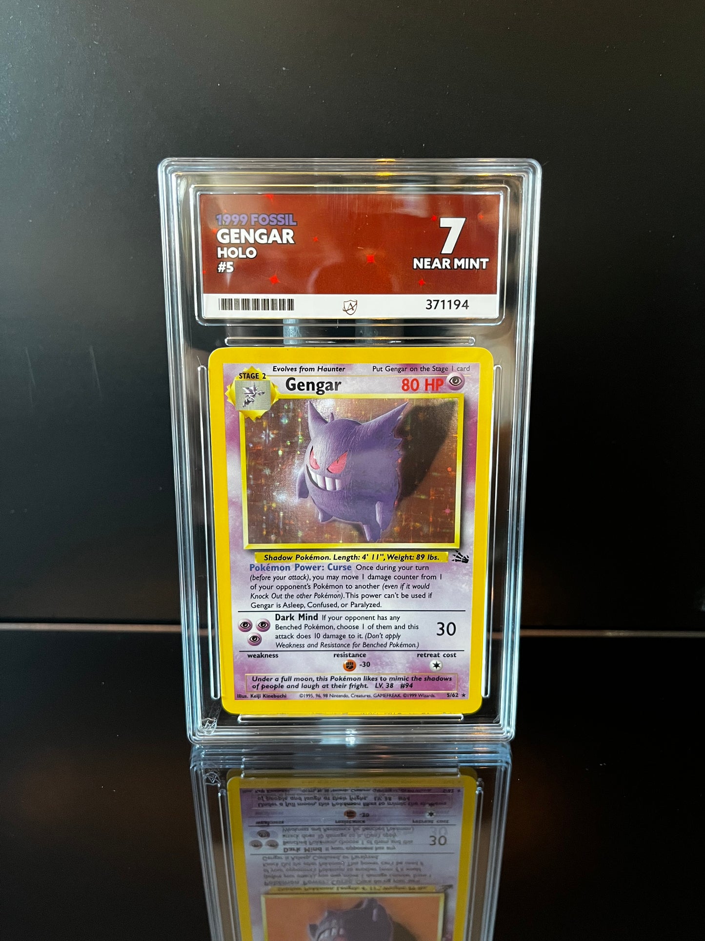 Gengar #5 ACE 7 Pokemon Fossil