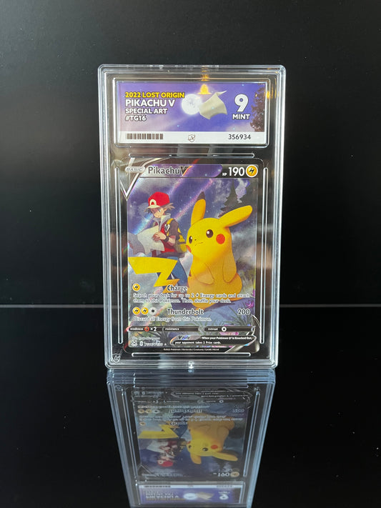 Pikachu V #TG16 Pokemon Lost Origin ACE Mint 9