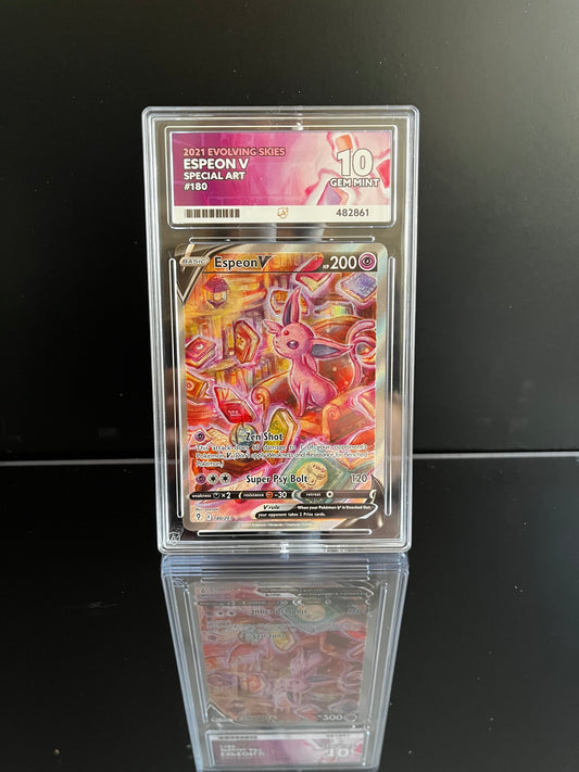 Espeon V #180 Pokemon Evolving Skies ACE Gem Mint 10
