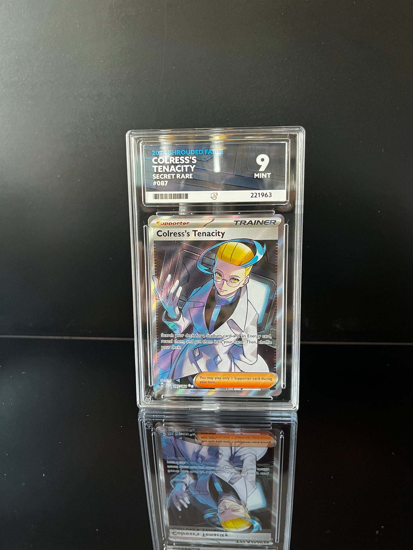 Colress's Tenacity #87 Pokemon Shrouded Fable ACE MINT 9