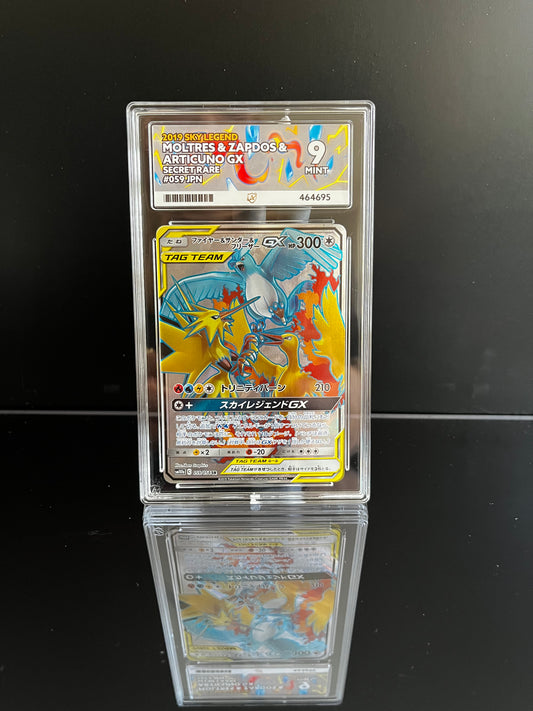 Moltres & Zapdos & Articuno GX #59 Pokemon Japanese Sky Legend ACE Mint 9