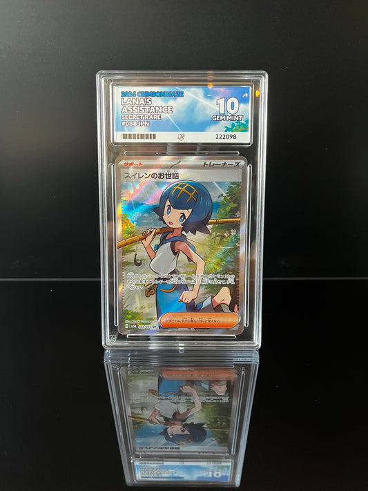 Lana's Assistance #88 Pokemon Japanese Crimson Haze ACE GEM MINT 10