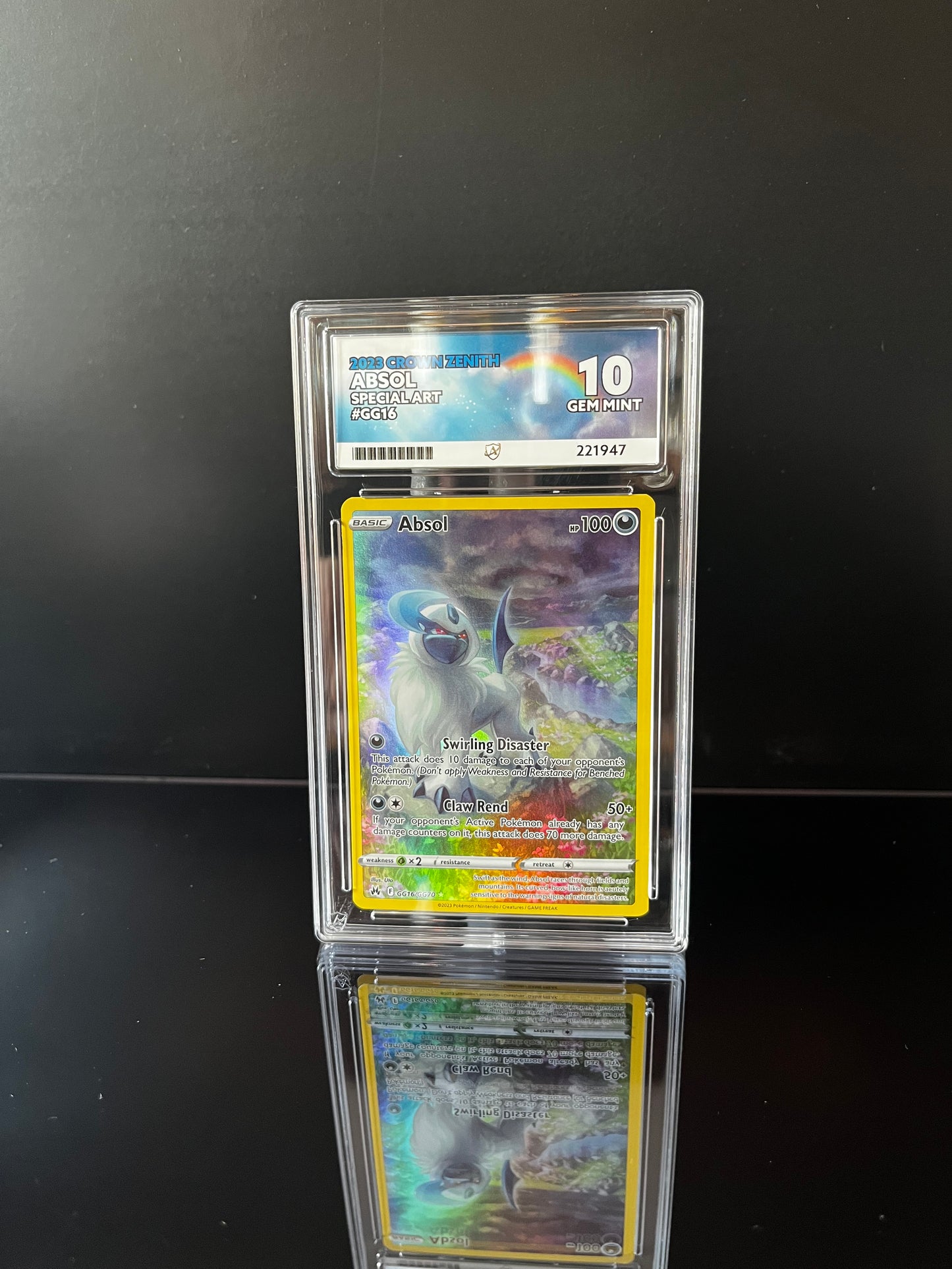 Absol #GG16 Pokemon Crown Zenith GEM MINT 10
