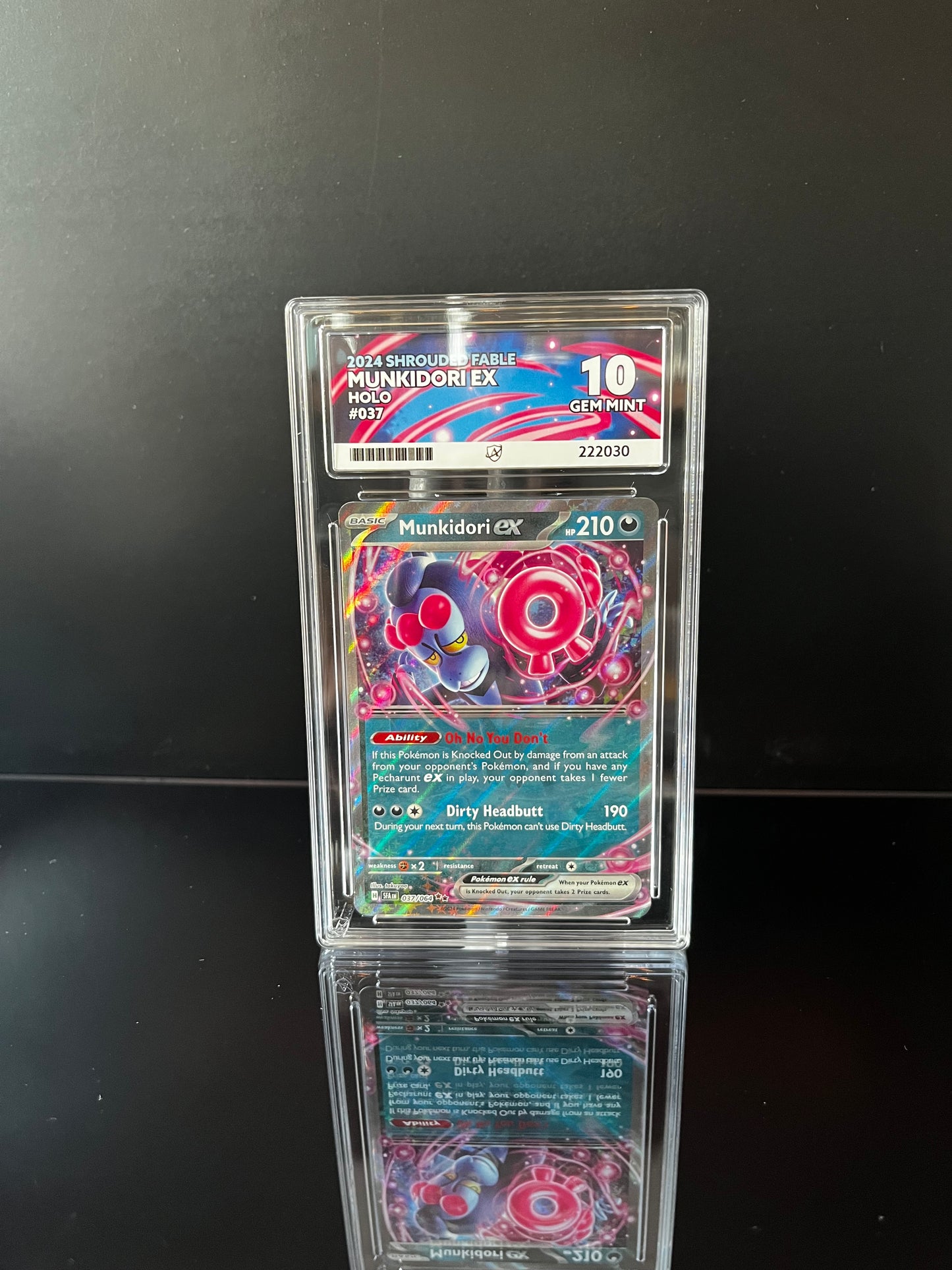 Munkidori ex #37 Pokemon Shrouded Fable GEM MINT 10