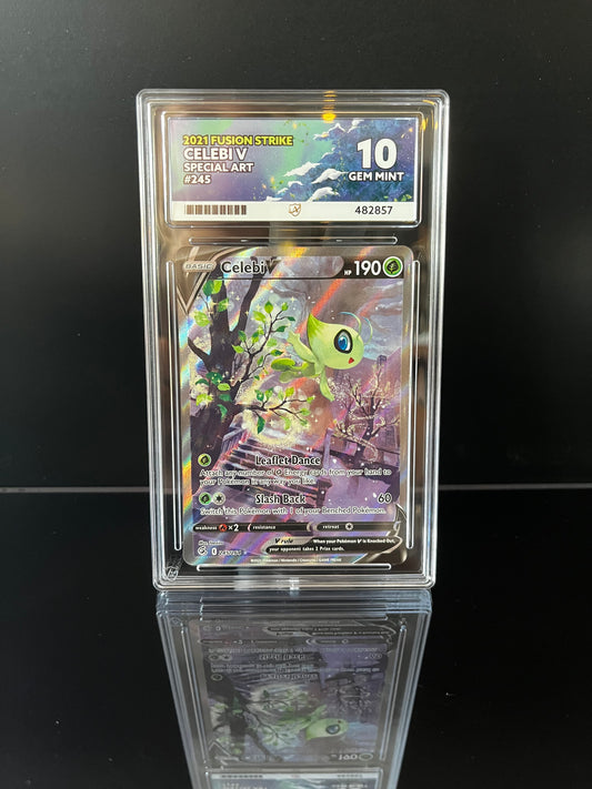 Celebi V #245 Pokemon Fusion Strike ACE GEM MINT 10