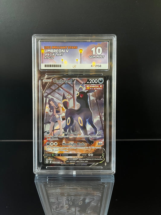 Umbreon V #TG22 Pokemon Brilliant Stars ACE GEM MINT 10