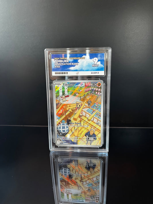 Timburr #183 Pokemon Twilight Masquerade ACE MINT 9