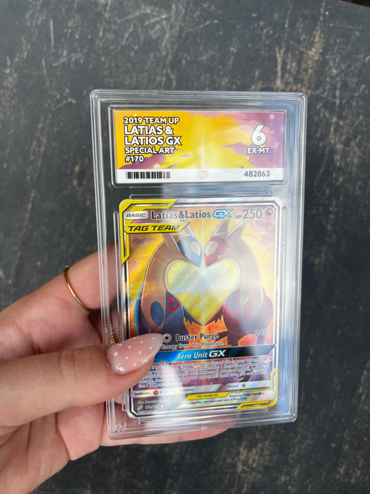 Latias & Latios GX #170 Pokemon Team Up ACE 6!