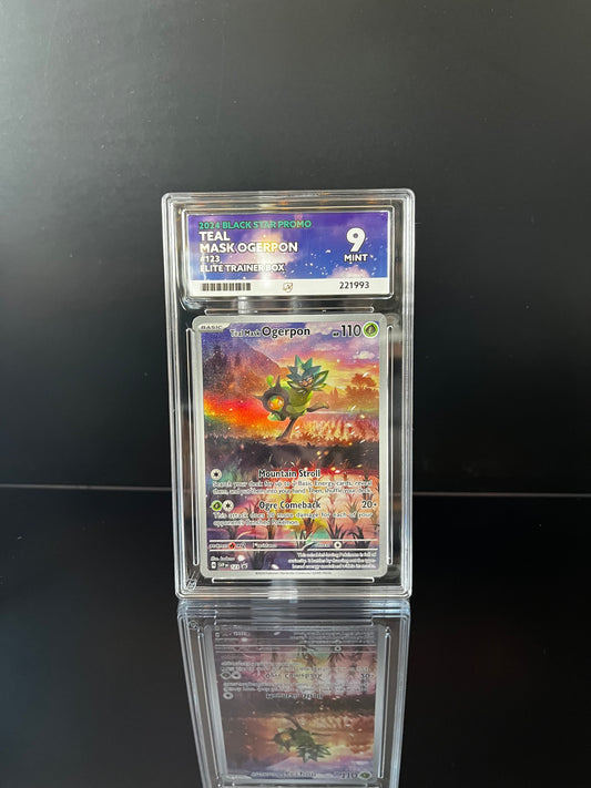 Teal Mask Ogerpon #123 Pokemon Promo ACE MINT 9